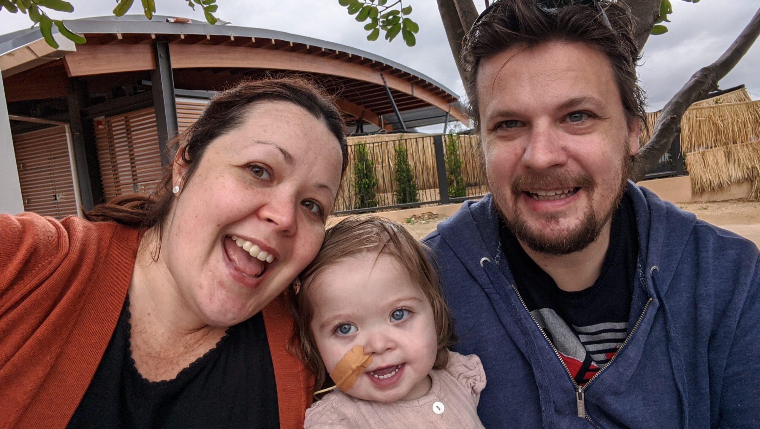 Zoe and parents photo